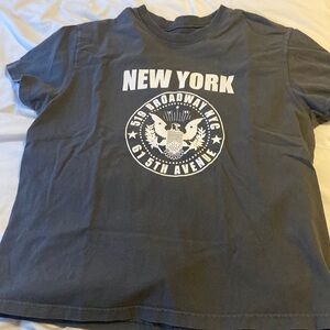 Dark gray brandy mellvile NY tee